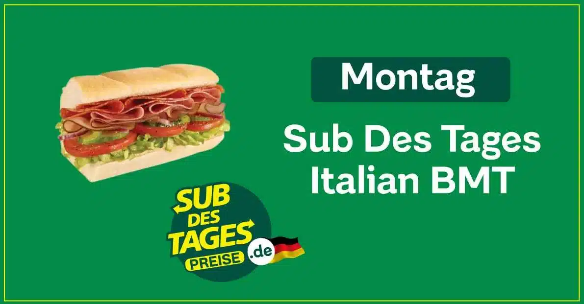 Montag Sub Des Tages - Italian BMT